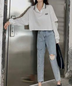 Quần baggy jeans rách nữ đẹp giá rẻ