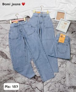 quần jeans nữ ống suông giá sỉ giá rẻ