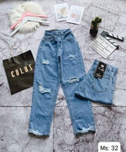 quần baggy jeans rách nữ giá rẻ